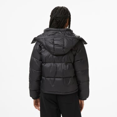  Calvin Klein Essential Midweight Puffer Kadın Siyah Mont