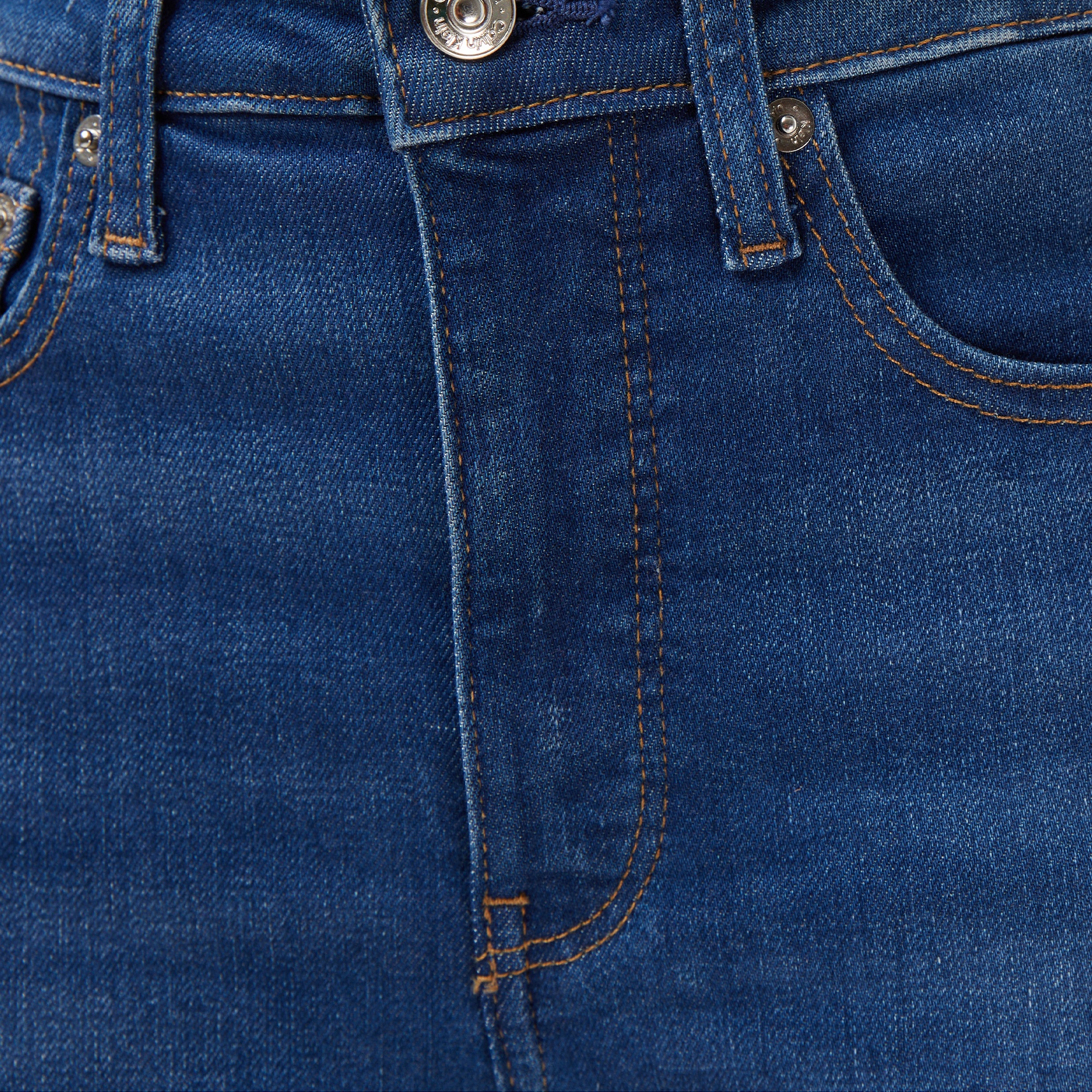 Calvin Klein High Rise Skinny Ankle Kadın Mavi Jean