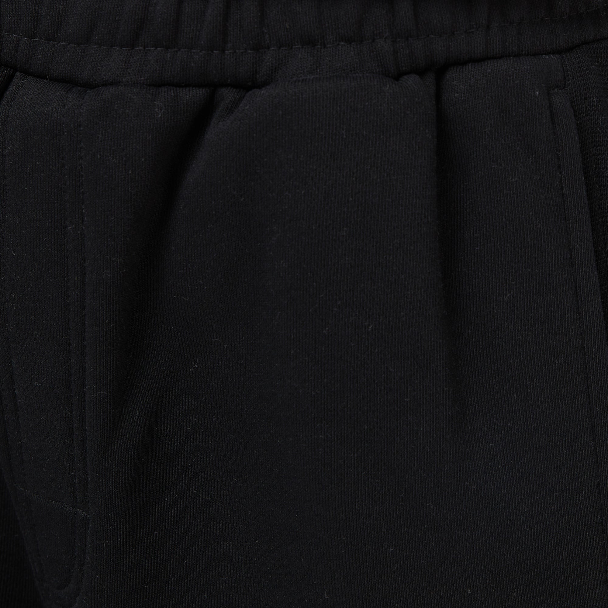 Calvin Klein French Terry Badge Logo Kadın Siyah Eşofman Altı