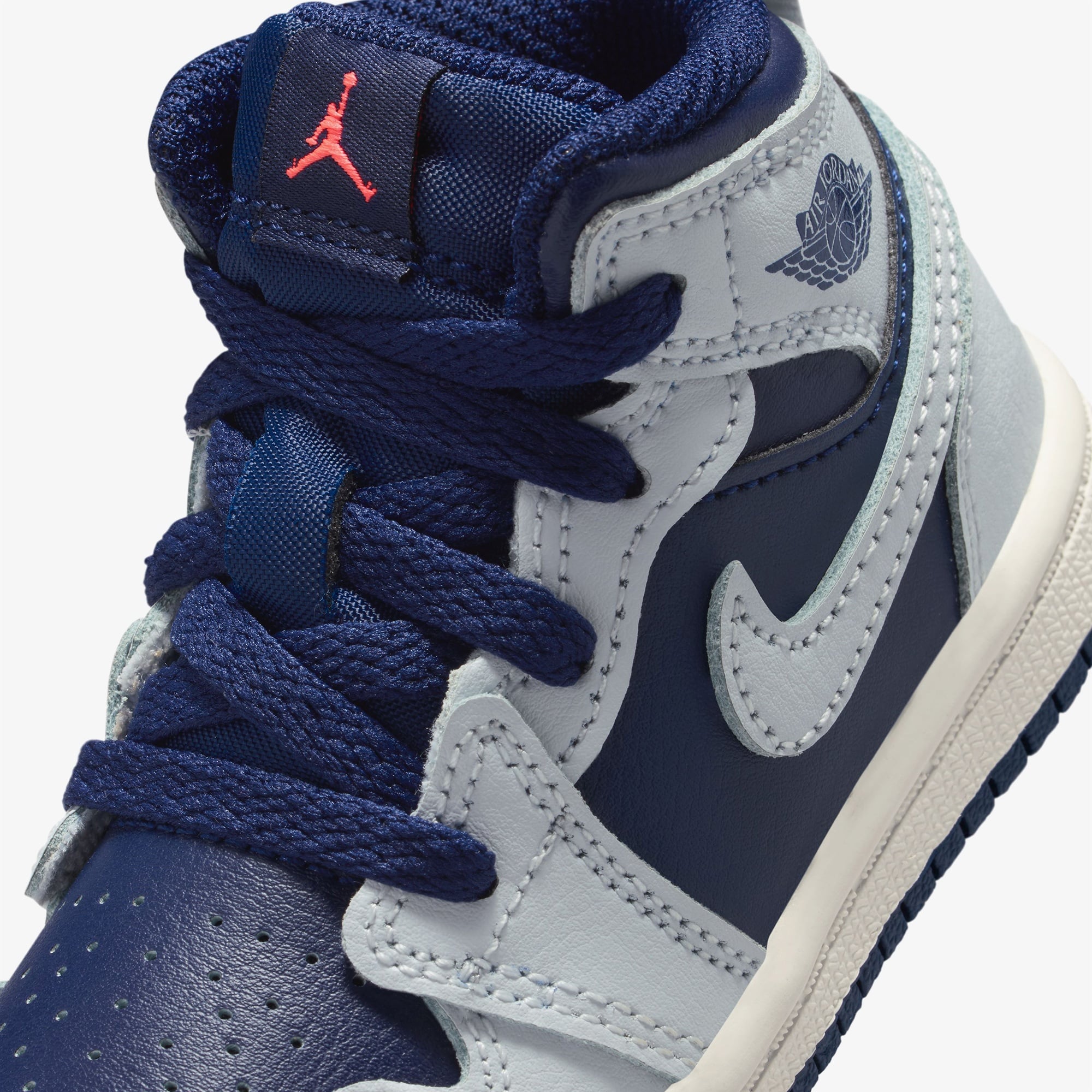 Jordan 1 Mid Çocuk Mavi Spor Ayakkabı