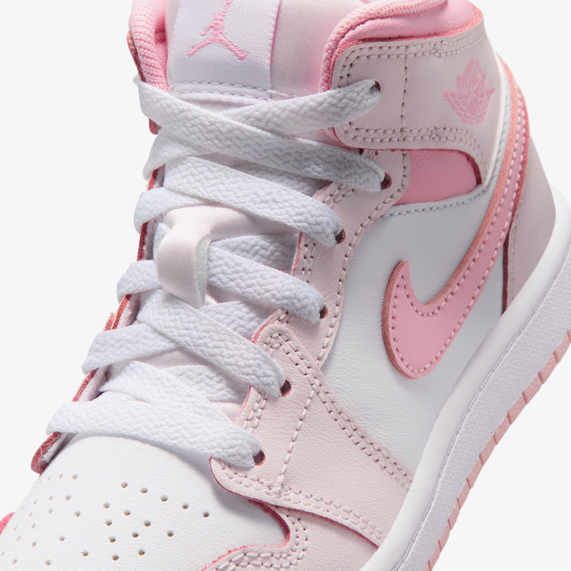 Jordan 1 Mid Çocuk Pembe Spor Ayakkabı