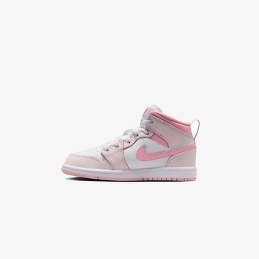  Jordan 1 Mid Çocuk Pembe Spor Ayakkabı