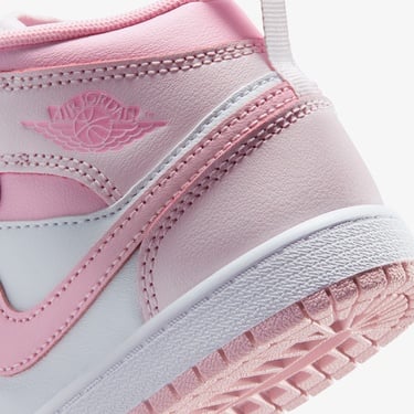  Jordan 1 Mid Çocuk Pembe Spor Ayakkabı
