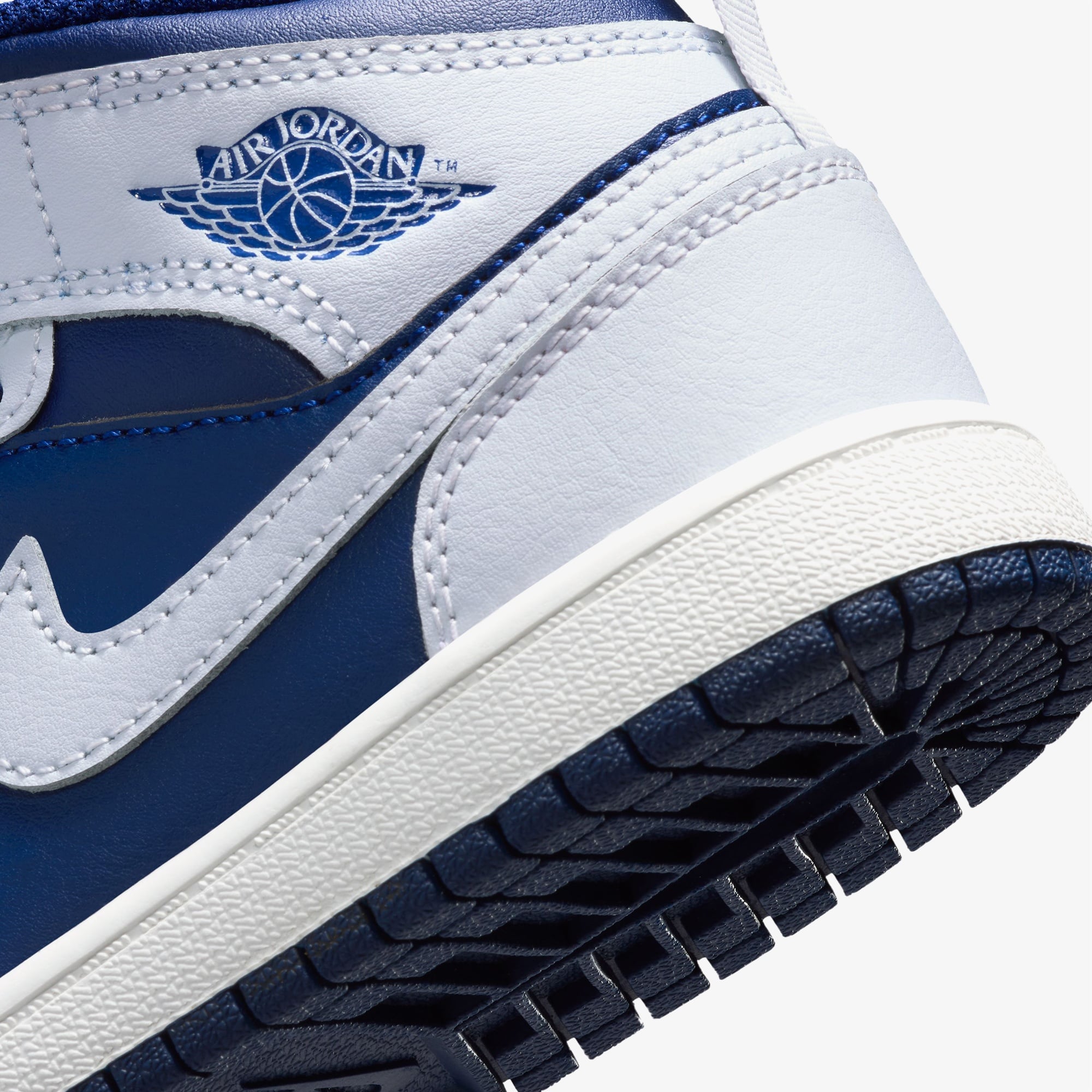 Jordan 1 Mid Çocuk Mavi Spor Ayakkabı