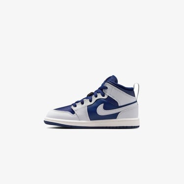  Jordan 1 Mid Çocuk Mavi Spor Ayakkabı