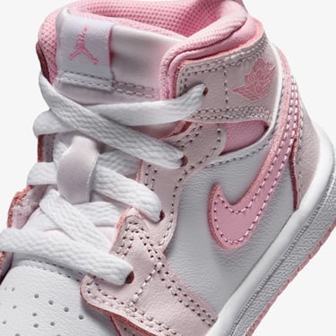  Jordan 1 Mid Çocuk Pembe Spor Ayakkabı