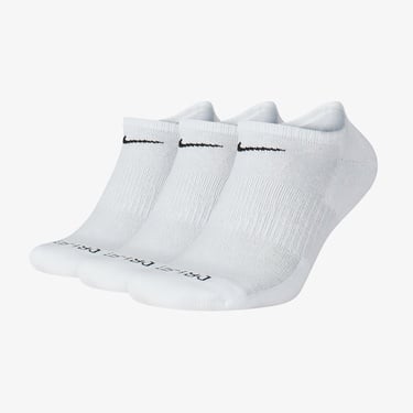  Nike Everyday Plus Cushion 3'lü Unisex Beyaz Çorap