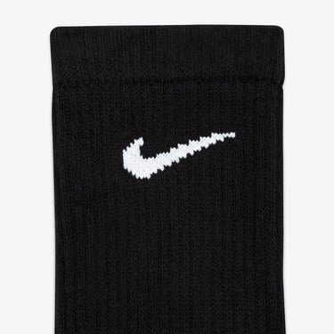  Nike Everyday Plus Cushioned 3'lü Unisex Siyah Çorap