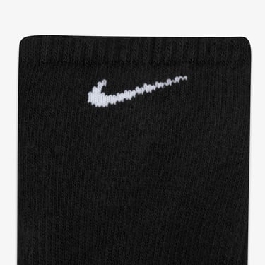  Nike Everyday Plus Cushion 3'lü Unisex Siyah Çorap