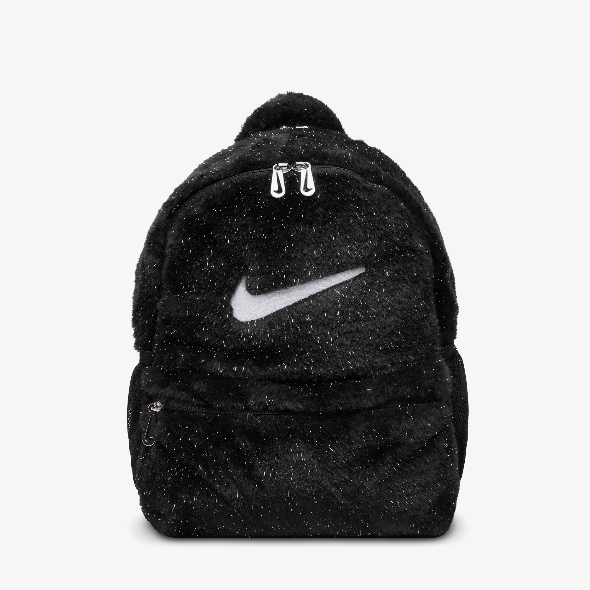Nike Faux Fur Çocuk Siyah Sırt Çantası