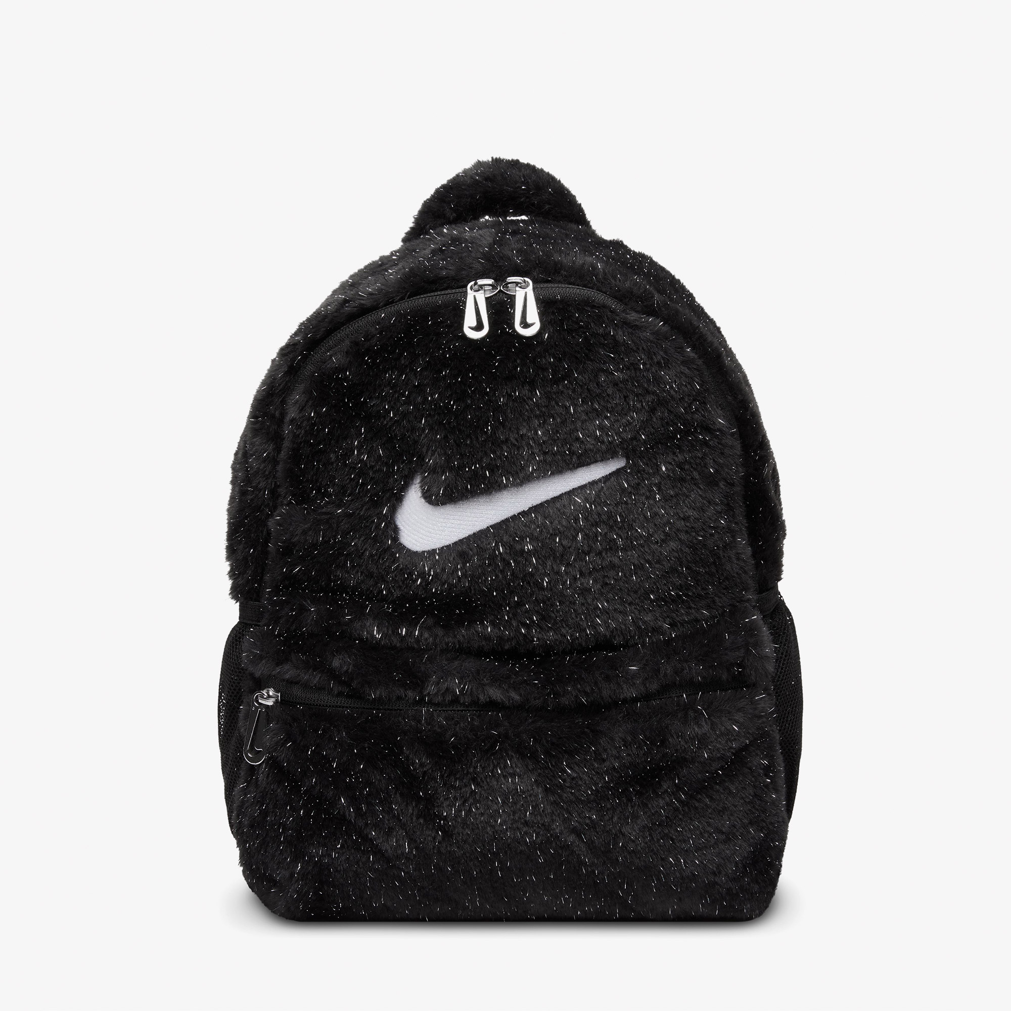  Nike Faux Fur Çocuk Siyah Sırt Çantası