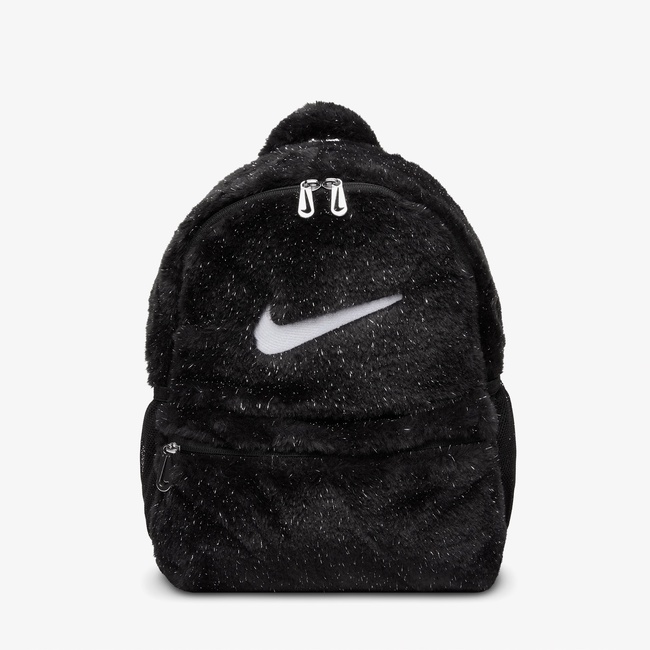  Nike Faux Fur Çocuk Siyah Sırt Çantası