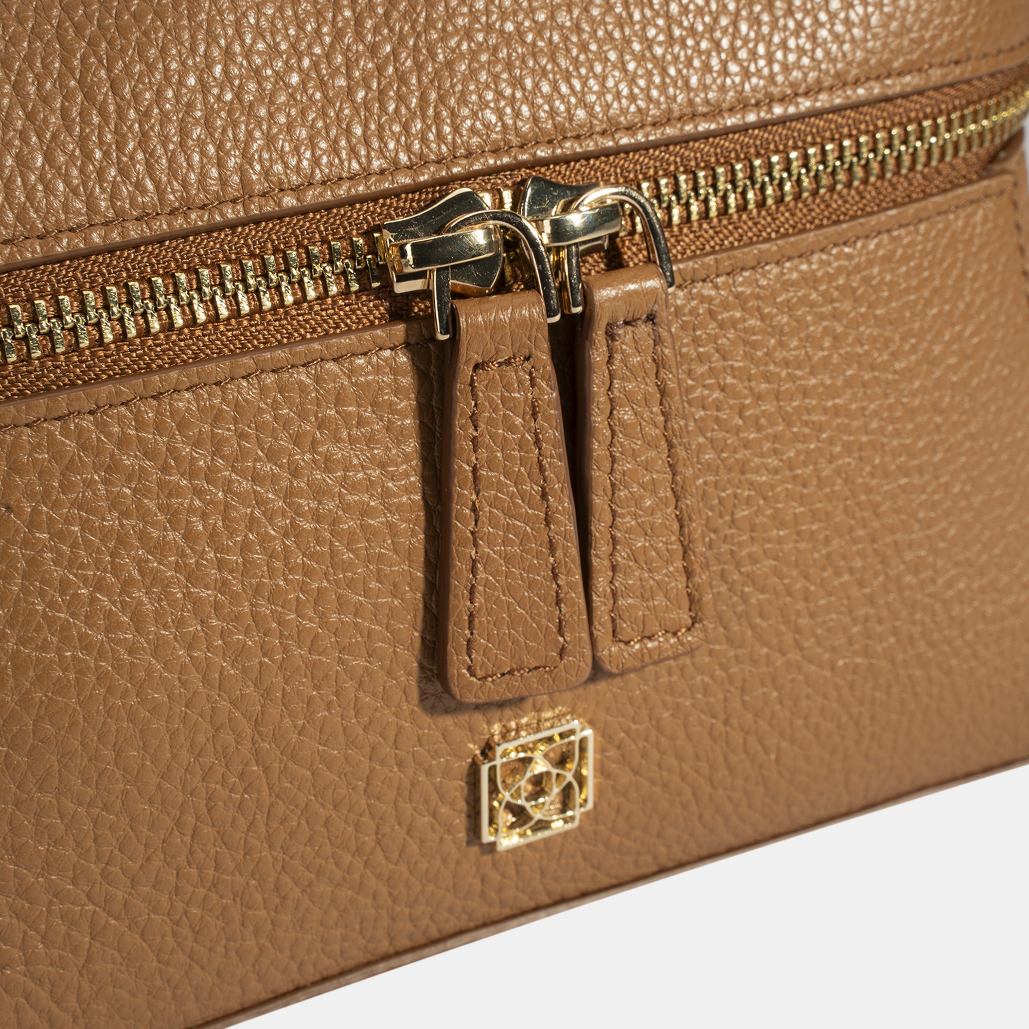 Kadın Taba Omuz Askılı Mini Deri El Çantası