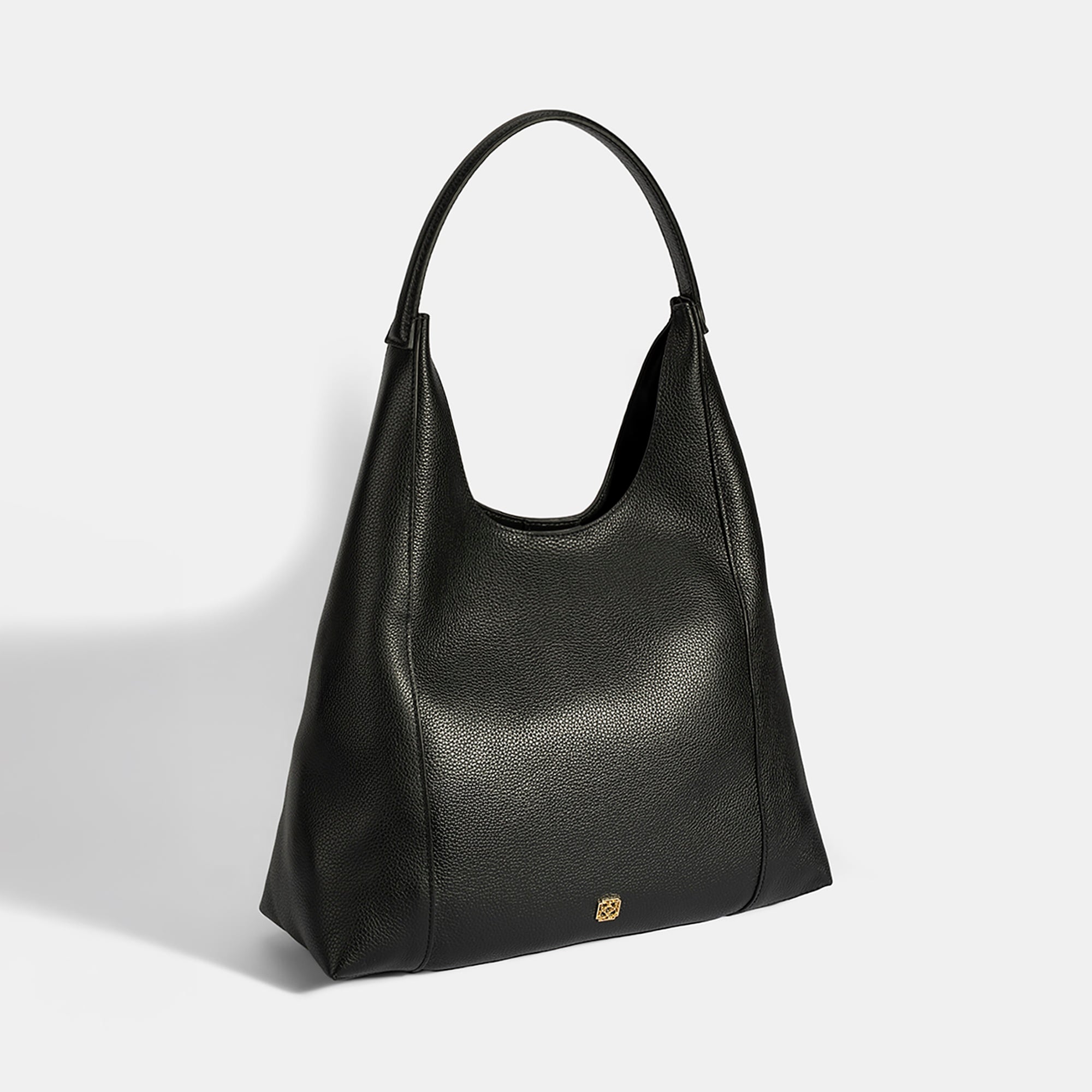 Kadın Siyah Deri Omuz Çantası