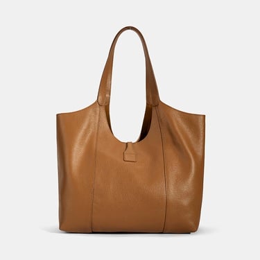  Kadın Taba Deri Hobo Çanta