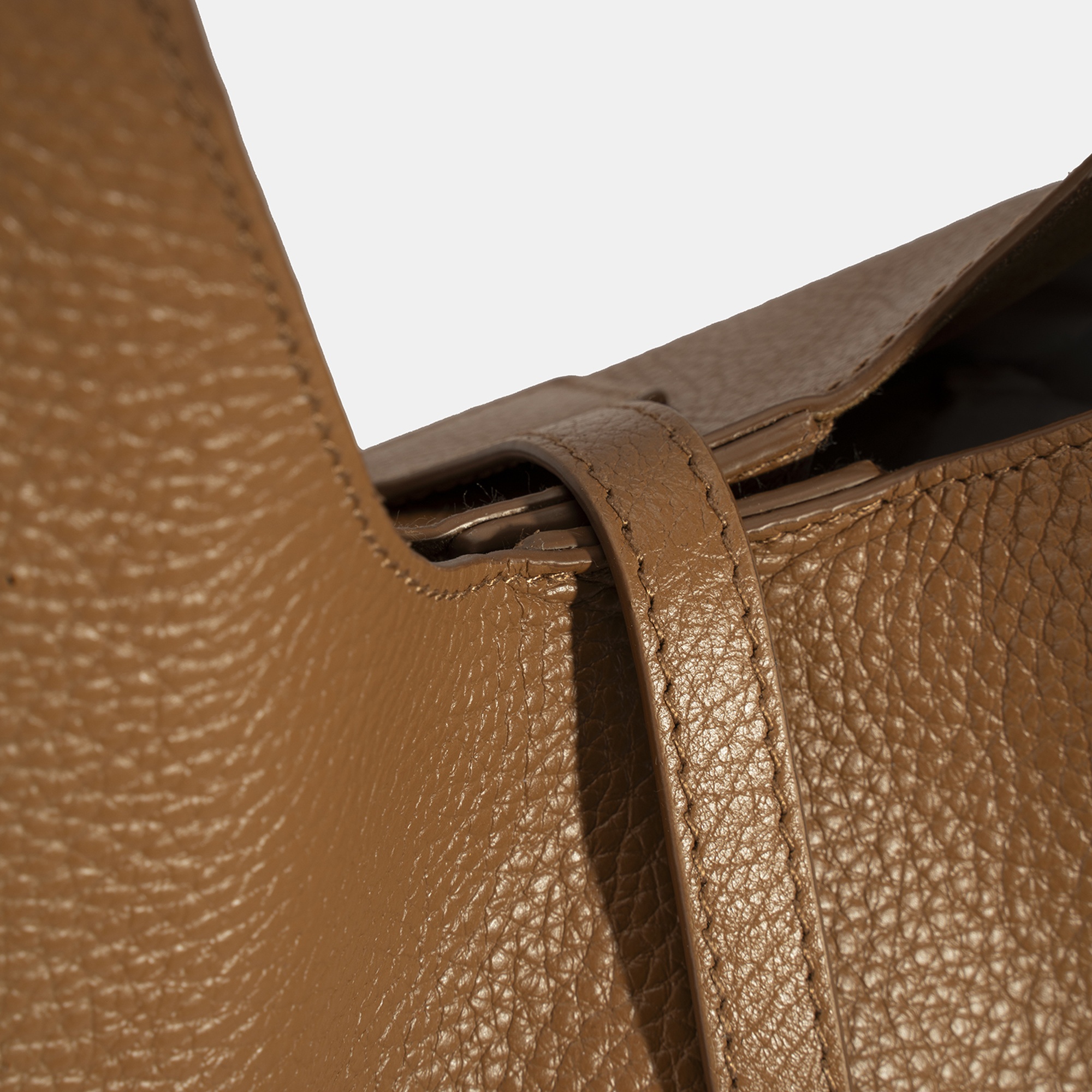 Kadın Taba Deri Hobo Çanta