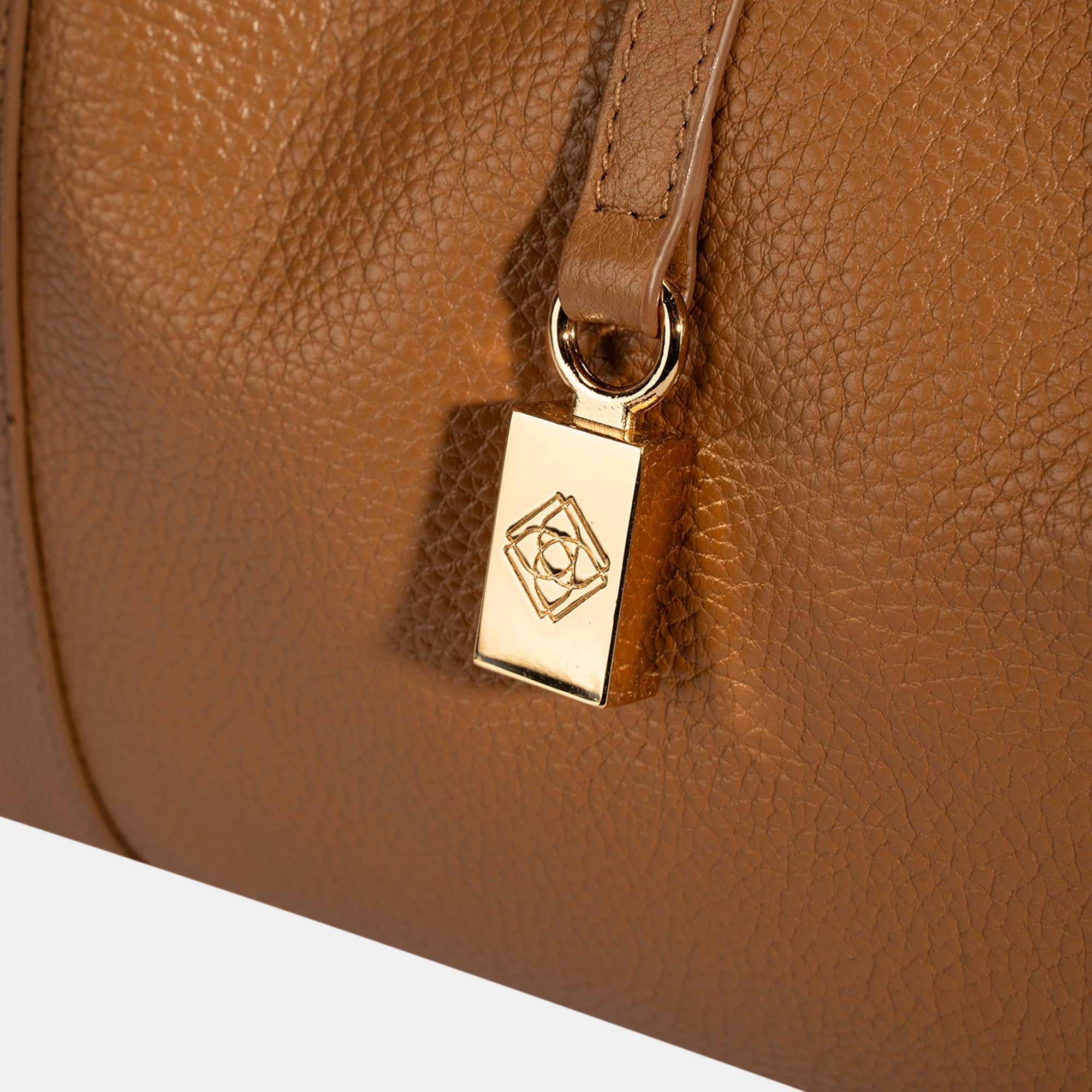 Kadın Taba Deri Hobo Çanta