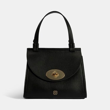  Kadın Siyah Omuz Askılı Deri El Çantası