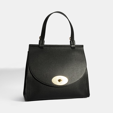  Kadın Siyah Omuz Askılı Deri El Çantası