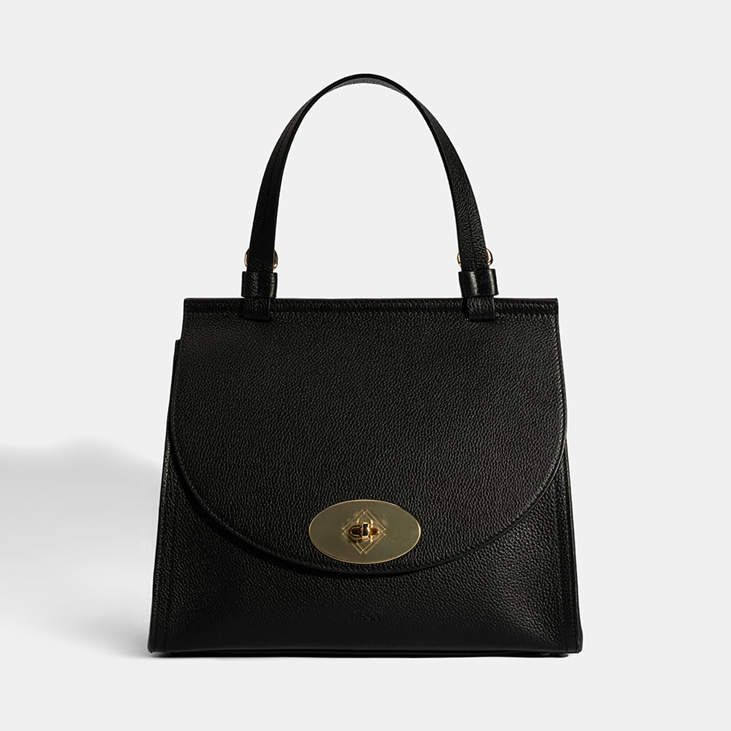  Kadın Siyah Omuz Askılı Deri El Çantası