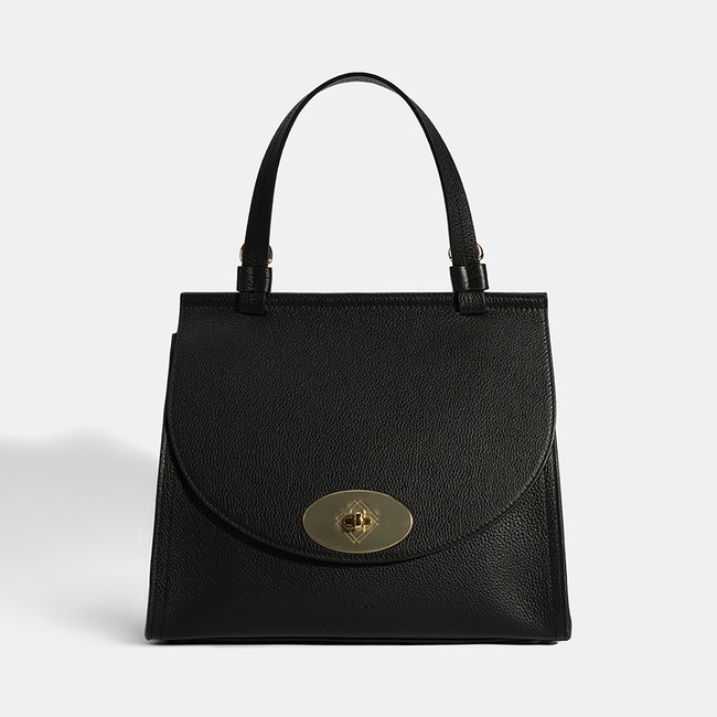  Kadın Siyah Omuz Askılı Deri El Çantası