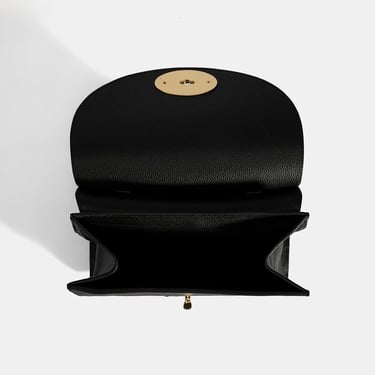  Kadın Siyah Omuz Askılı Deri El Çantası