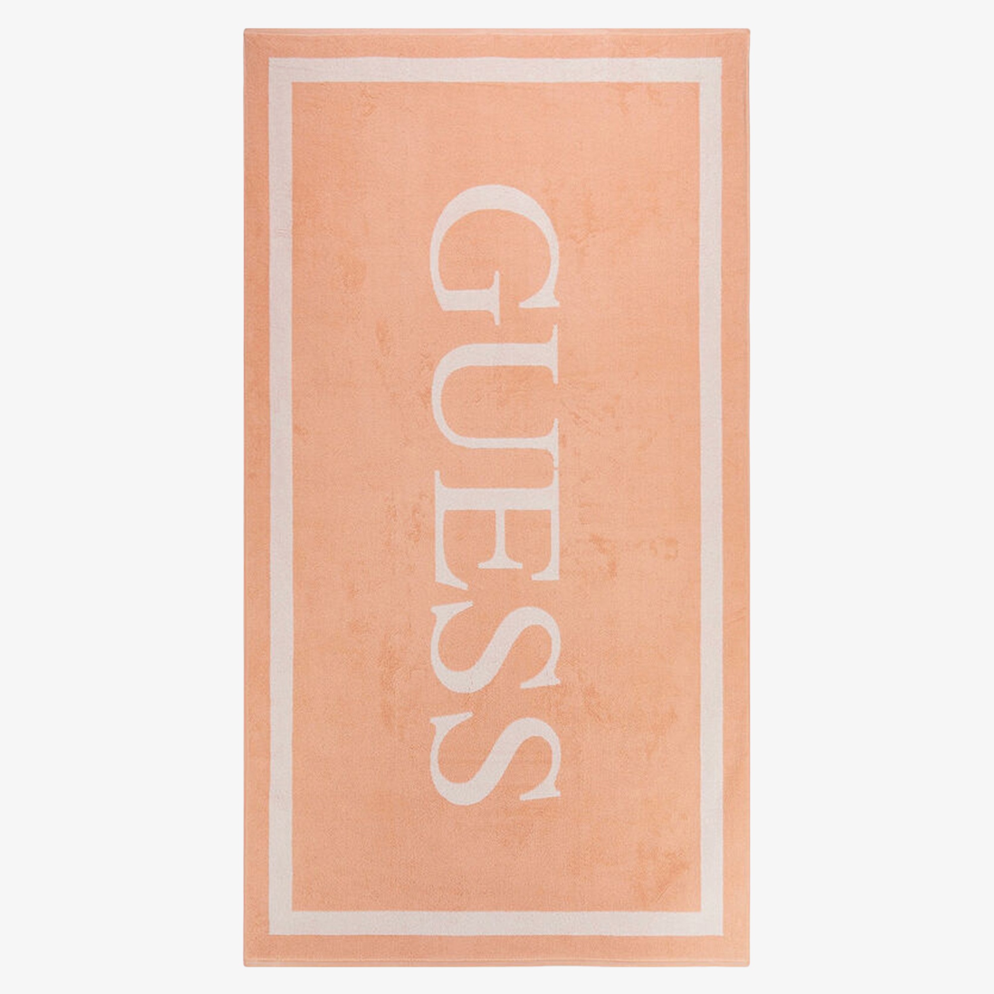 Guess Towel Jacquard Guess  Unisex Pembe Plaj Havlusu