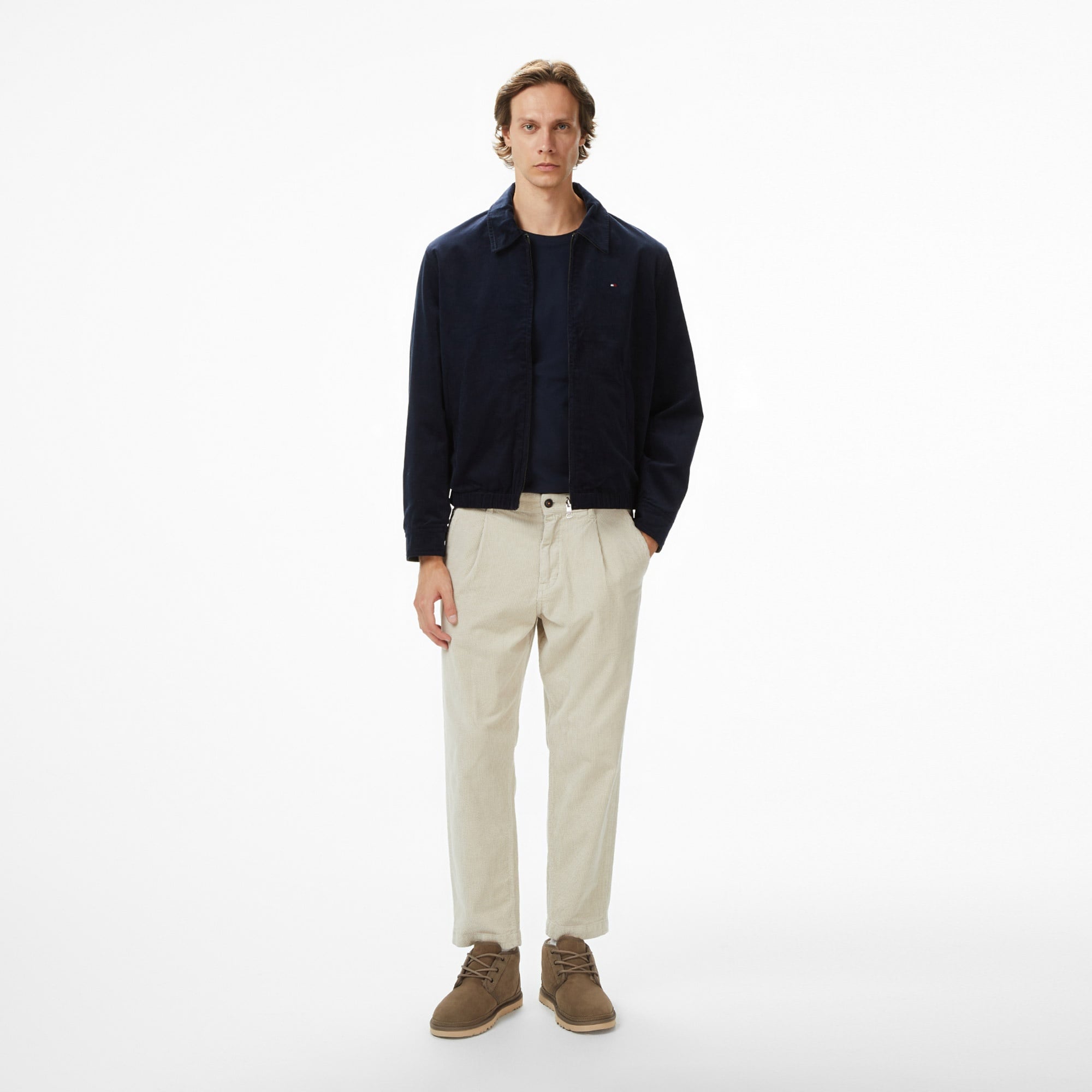 Tommy Hilfiger Reversible Çift Taraflı Erkek Lacivert Ceket