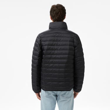  Calvin Klein Nylon Channeled Puffer Erkek Siyah Mont