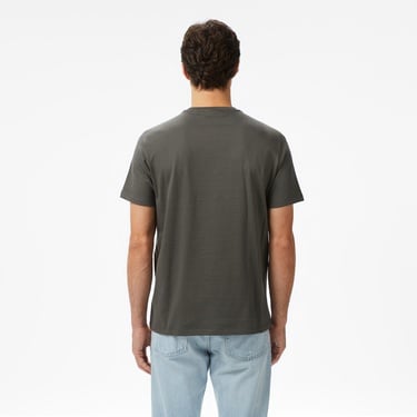  Calvin Klein Classic Monogram Erkek Gri T-Shirt