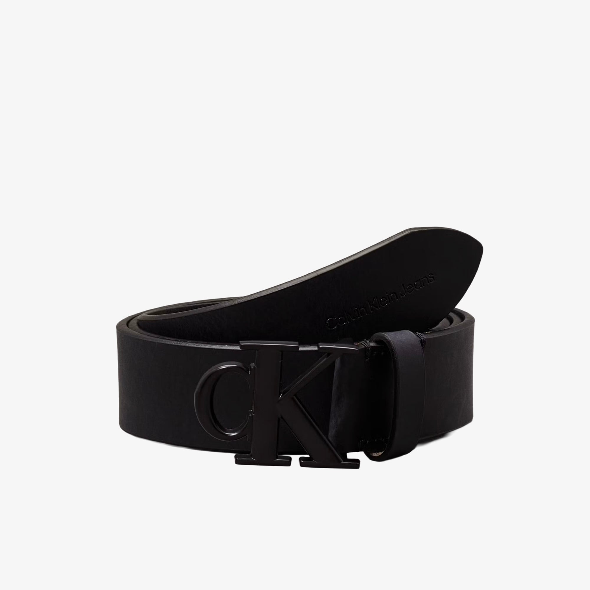 Calvin Klein Monogram Buckle Erkek Siyah Kemer