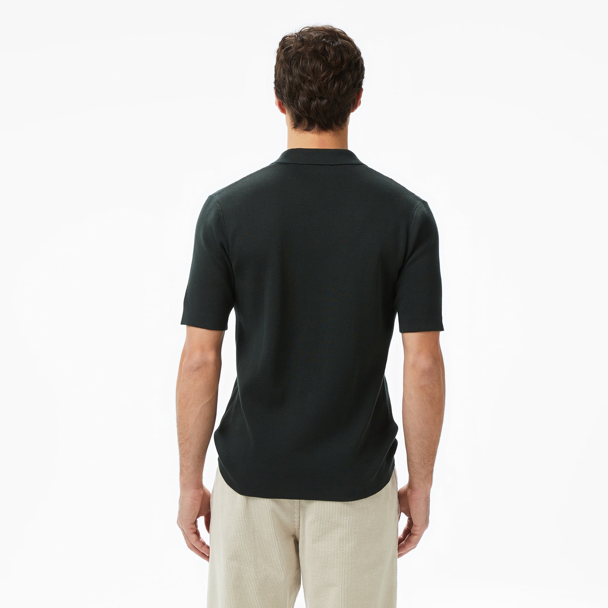 Fred Perry Button Through Erkek Yeşil Polo