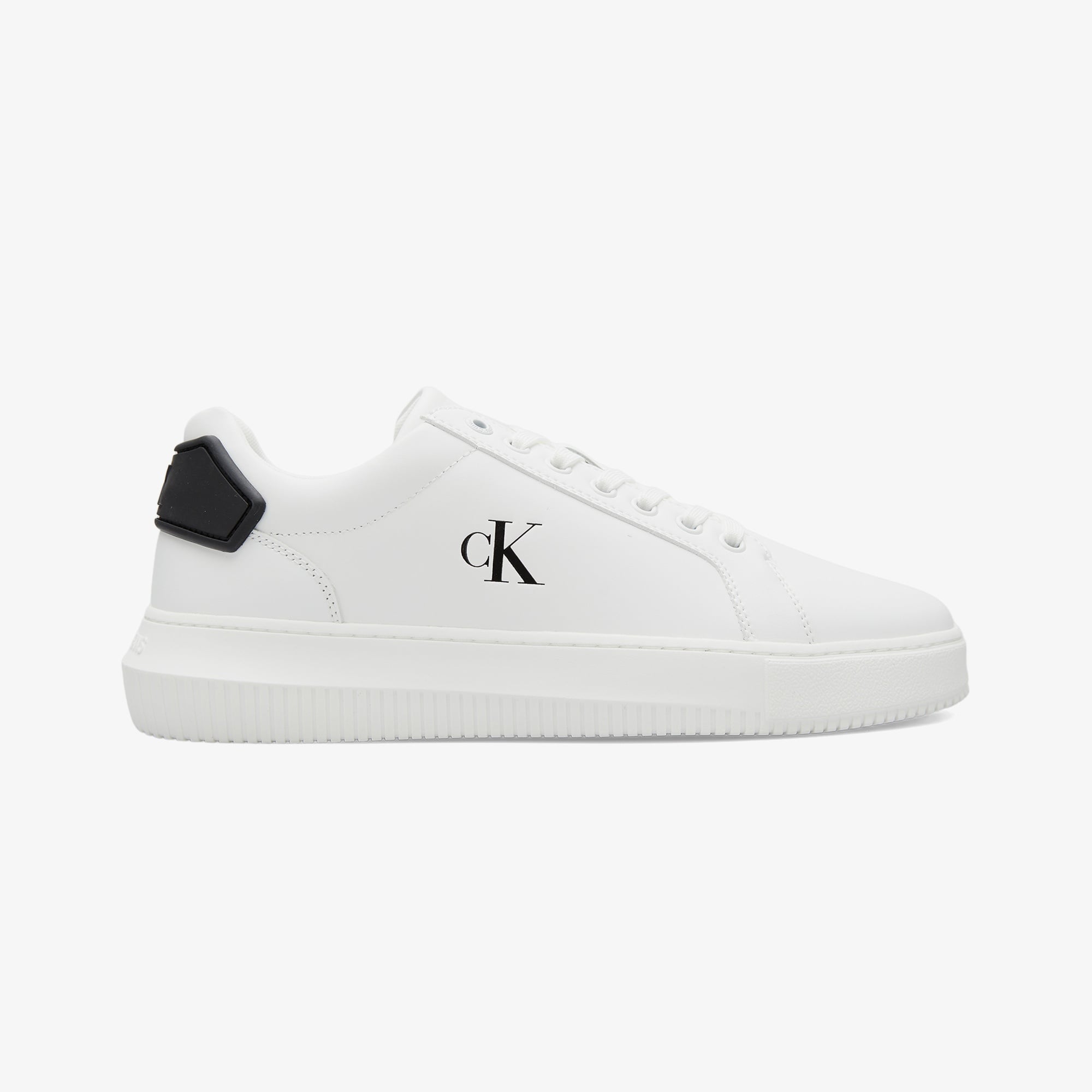Calvin Klein Chunky Cupsole Patch  Erkek Beyaz Sneaker
