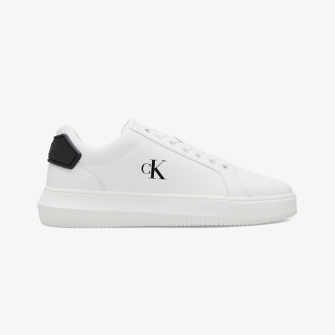  Calvin Klein Chunky Cupsole Patch  Erkek Beyaz Sneaker