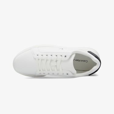  Calvin Klein Chunky Cupsole Patch  Erkek Beyaz Sneaker