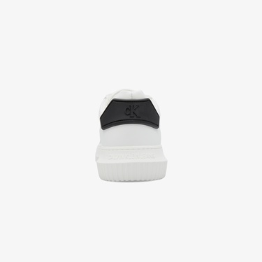  Calvin Klein Chunky Cupsole Patch  Erkek Beyaz Sneaker