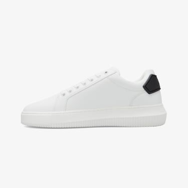  Calvin Klein Chunky Cupsole Patch  Erkek Beyaz Sneaker