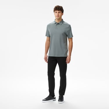  Calvin Klein Supima Erkek Gri Polo