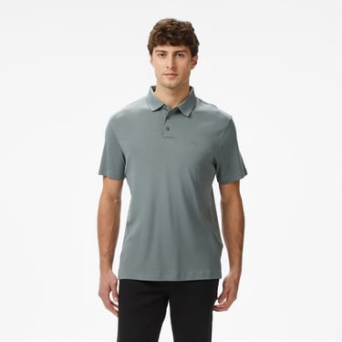  Calvin Klein Supima Erkek Gri Polo