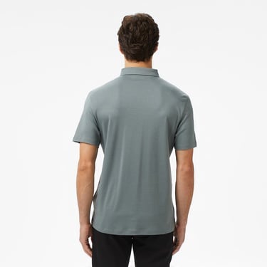  Calvin Klein Supima Erkek Gri Polo