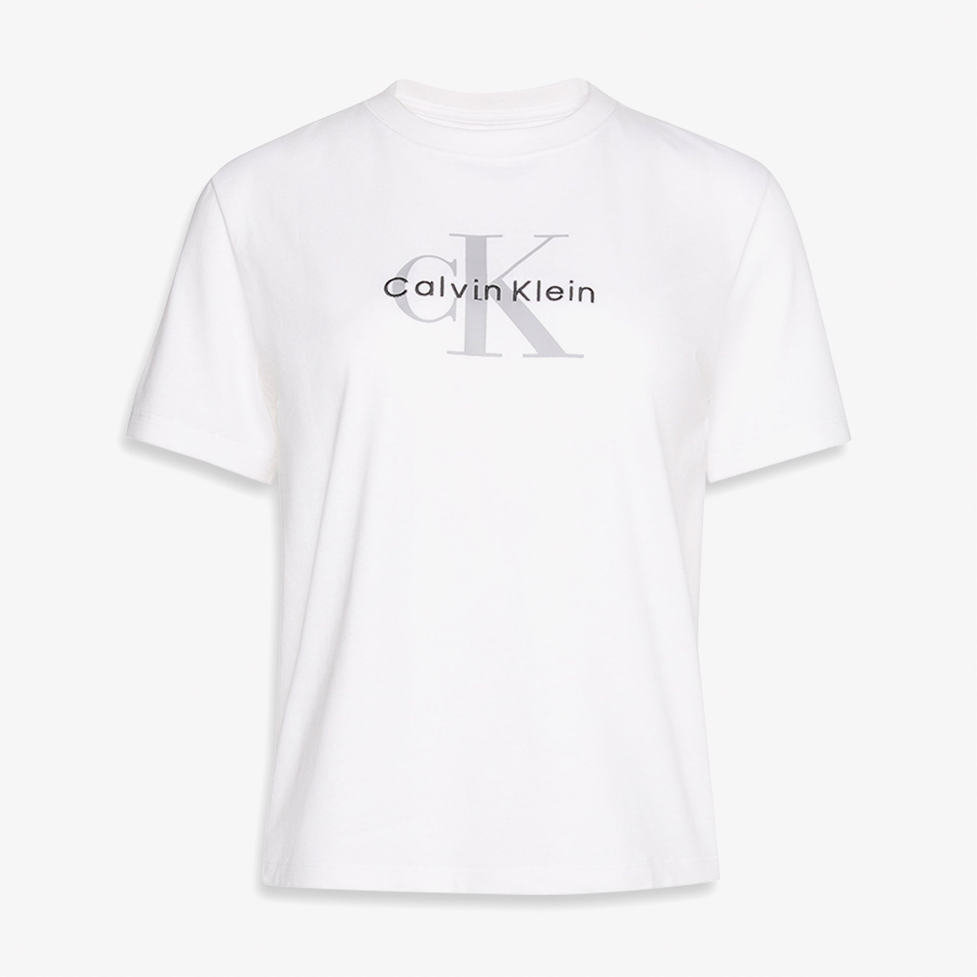Calvin Klein Hero Classic Monologo Kadın Beyaz T-Shirt