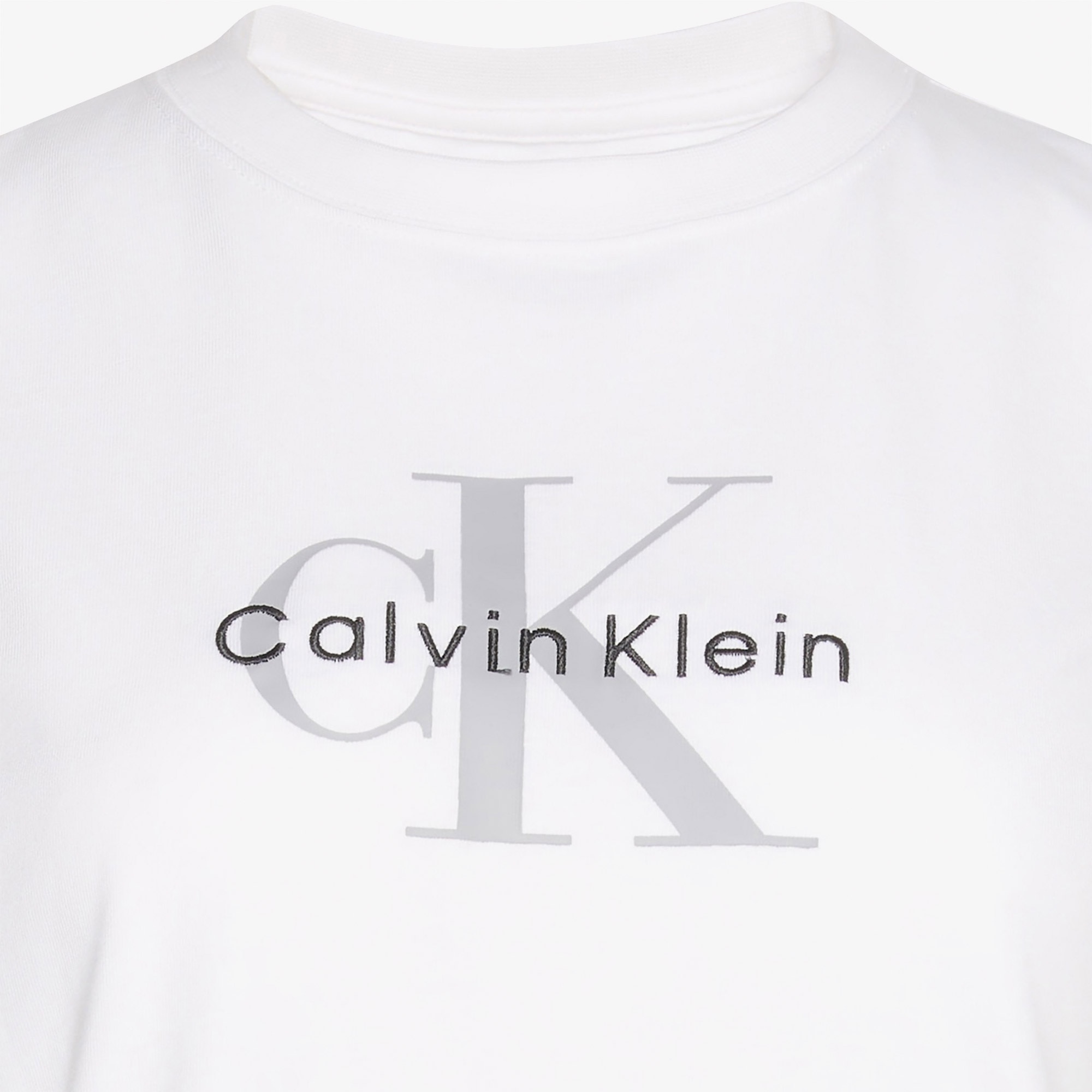 Calvin Klein Hero Classic Monologo Kadın Beyaz T-Shirt