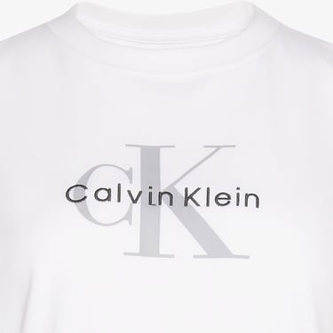  Calvin Klein Hero Classic Monologo Kadın Beyaz T-Shirt