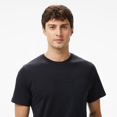 Levi's Graphic Crewneck Erkek Siyah T-Shirt