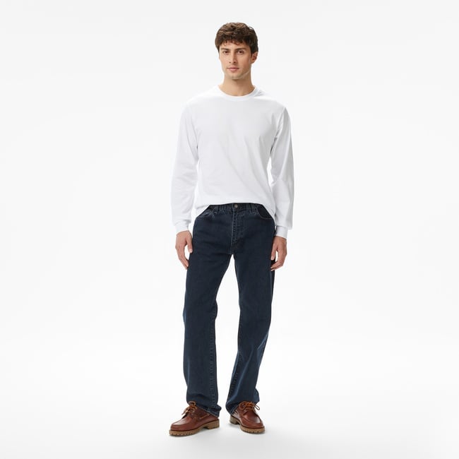  Levi's 555 Relaxed Straight Erkek Mavi Jean