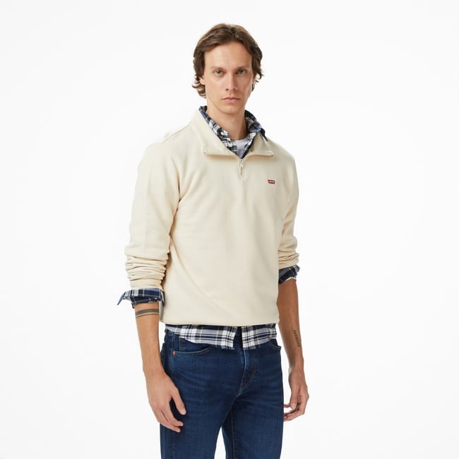  Levi's Original Erkek Beyaz Sweatshirt