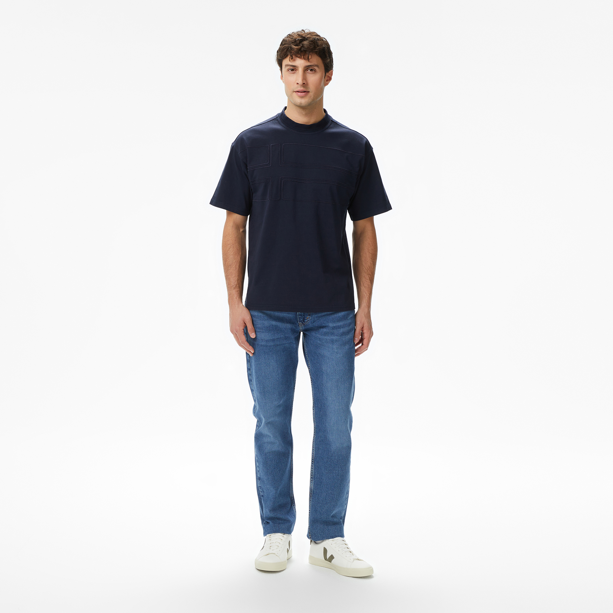  Levi's 502 Taper Frozen Erkek Mavi Jean