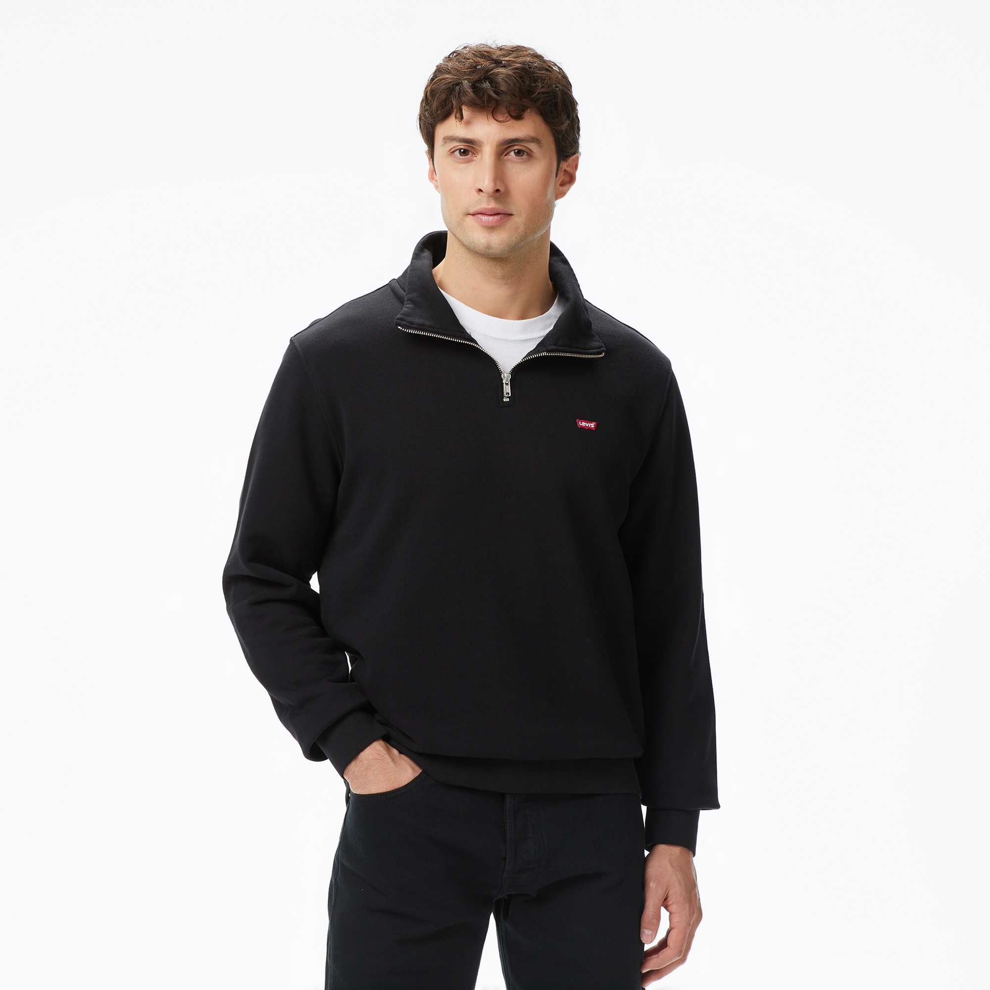 Levi's Original Erkek Siyah Sweatshirt