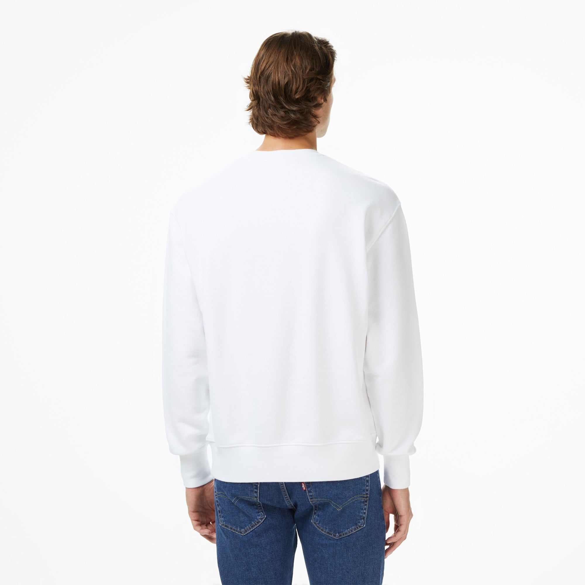 Levi's Premium Graphic Crew Erkek Beyaz Sweatshirt