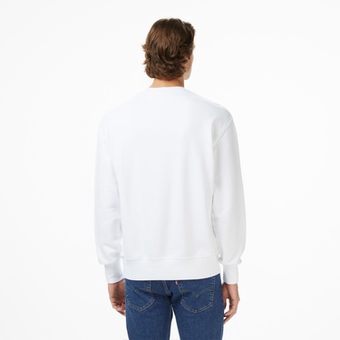  Levi's Premium Graphic Crew Erkek Beyaz Sweatshirt